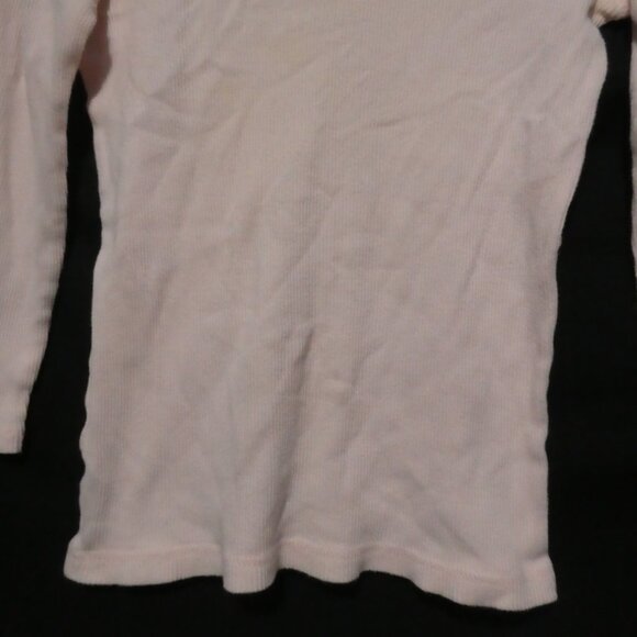 GAP | medium | Light Pink | Ribbed Long Sleeve Crew Neck Shirt - Picture 6 of 16